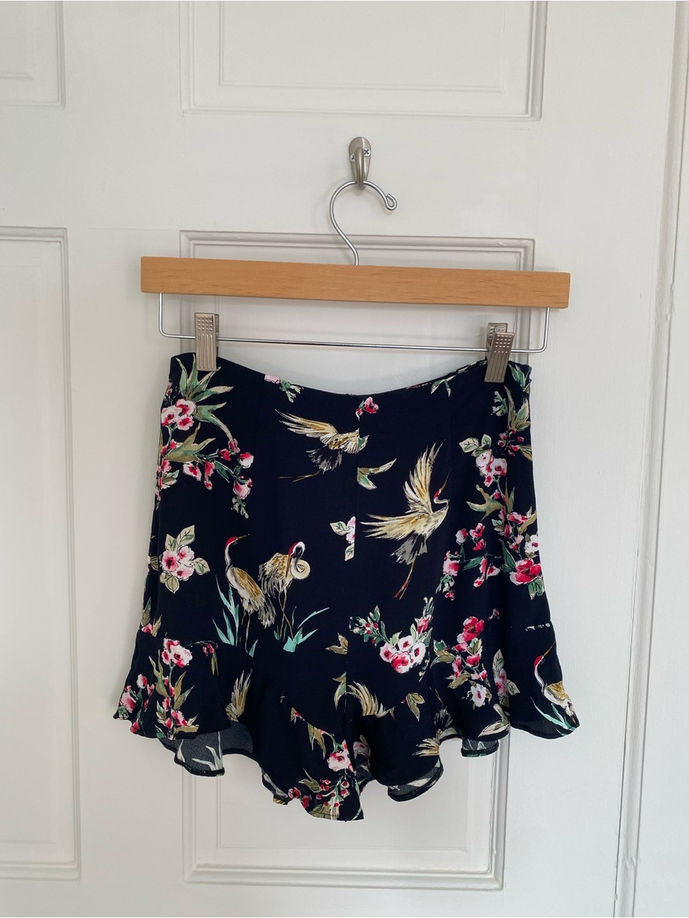 Zara Print Ruffle Shorts - Picture 3 of 3